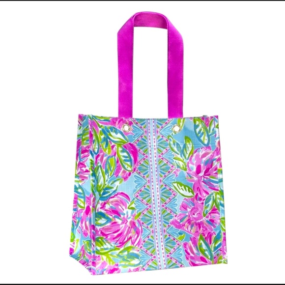 Lilly Pulitzer Other - Lilly Pulitzer Market Tote Totally Blossom